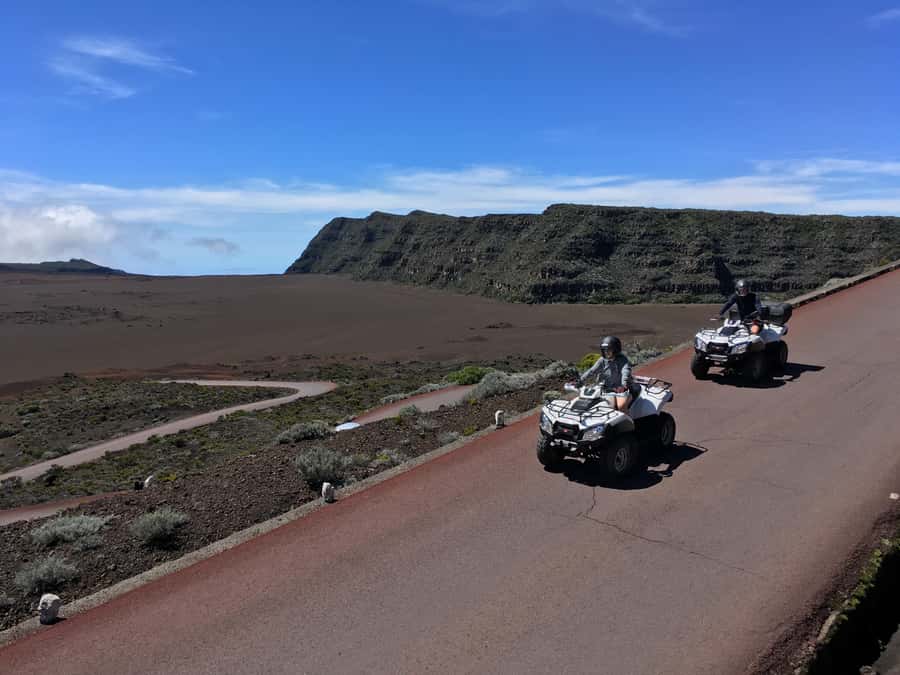 Reunion Island: Volcano Road Quad Tour - The Bourg Murat meeting point