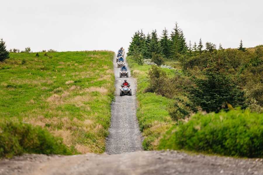 Reykjavik: Countryside Guided ATV Tour with Transfers - The summit view is worth the climb