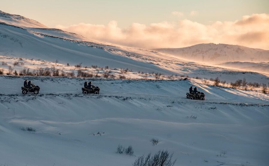 Reykjavik Quad Bike Twin Peaks Tour - Leaving Reykjavík for Lake Hafravatn