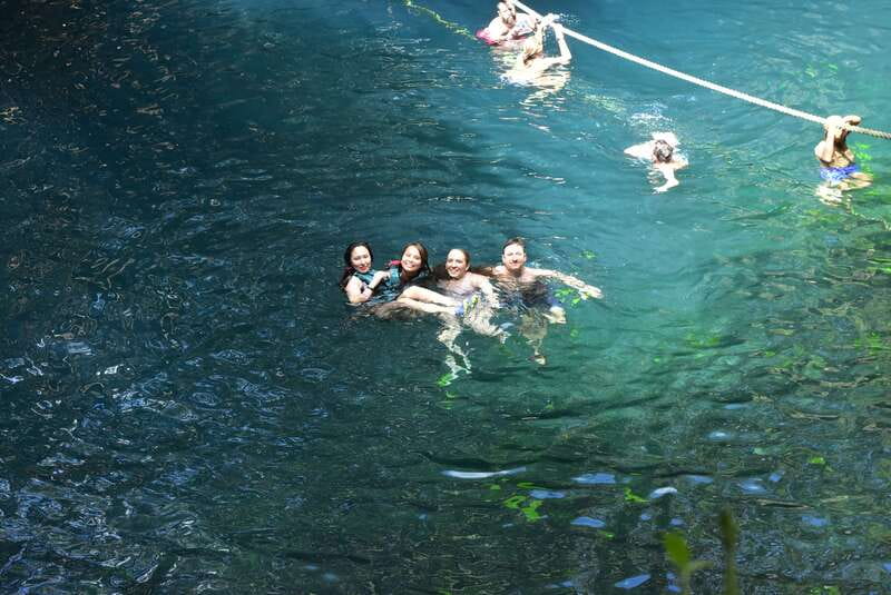Riviera Maya: Horseback Ride, Zipline, and ATV Adventure - Cooling off at Cenote Verde Lucero