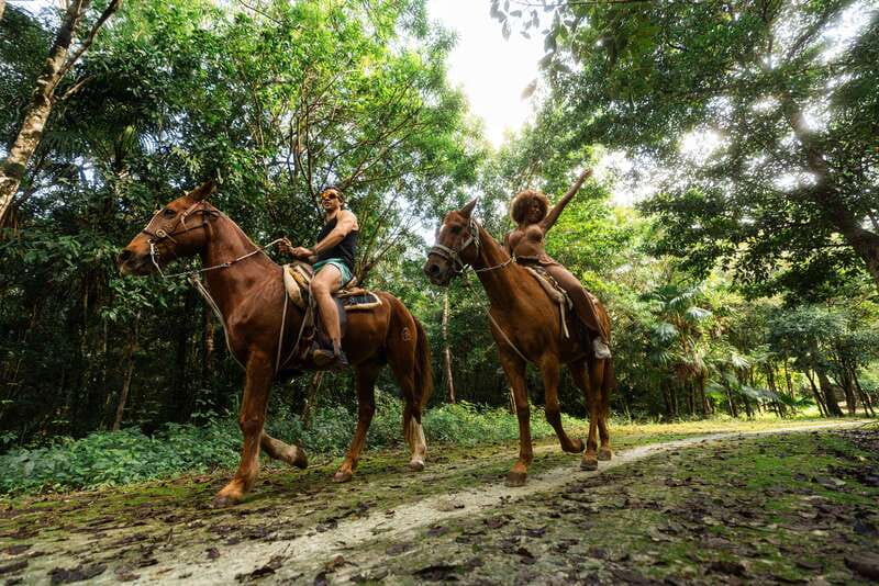 Riviera Maya: Horseback Ride, Zipline, and ATV Adventure - Starting at El Rey Polo Club on horseback