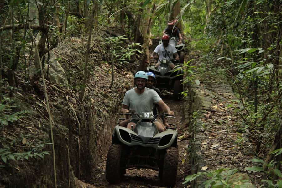 Rock Mud Fun ATV Quadbike Uluwatu - Coconut break in the middle of the ride
