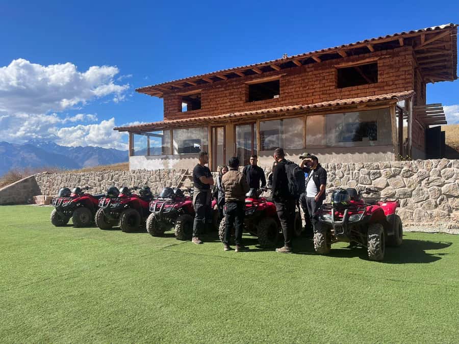Sacred Valley: Maras & Moray ATV Tour from Cusco - The Maras salt mines and a quick descent