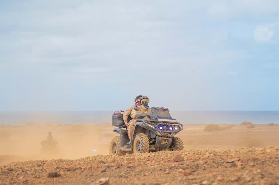 Sal Island: 4-Hour ATV Quad Island Tour - Palmeira, the port, and Regona’s natural pool