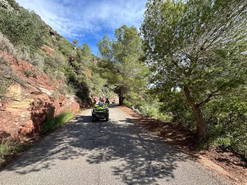 Salou: Off-Road Guided Quad Safari with Hotel Pickup - Leaving Salou by van