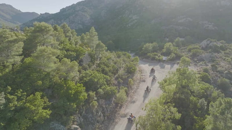 San Teodoro: Quad Tour with Tasting & Natural Pools - Pala di Monti and the view over La Cinta