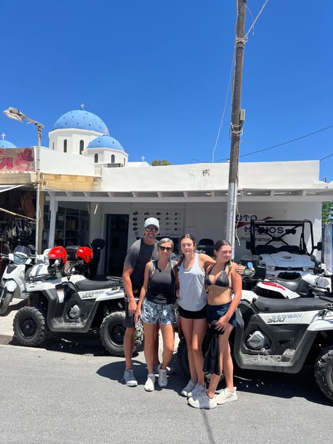 Santorini: ATV guided tour around the South of the island - Perissa’s black beach sets the tone