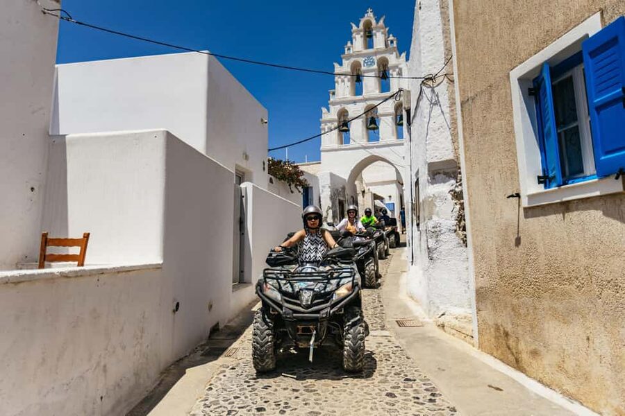 Santorini: ATV Quad Bike Tour with Lunch and Pickup - Why an ATV is a smart way to see Santorini