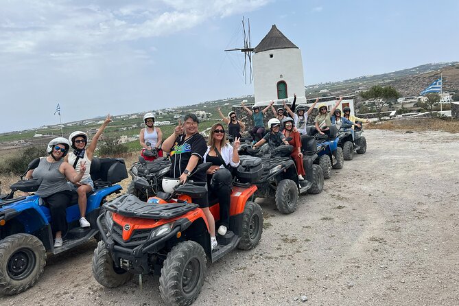 Santorini ATV-Quad Experience: Off-Road Adventure & Hotel Pickup - Three Santorini Wines in a Traditional Canava