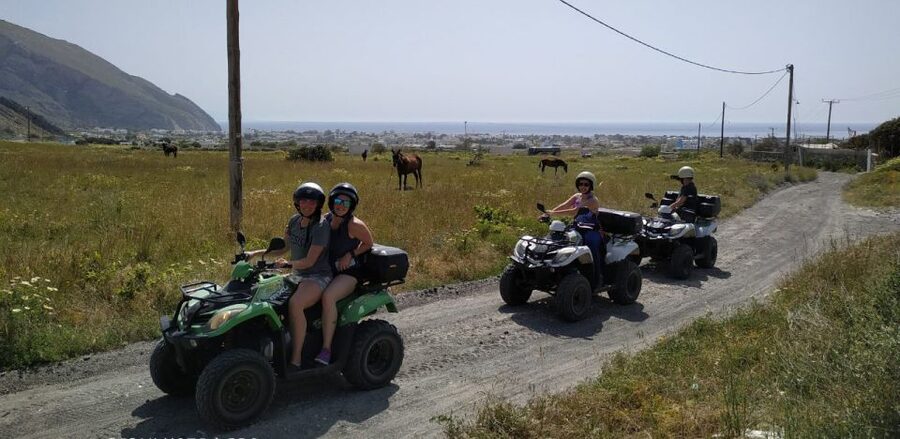 Santorini: ATV-Quad Experience Tour + Transportation - Starting at Perissa’s black beach