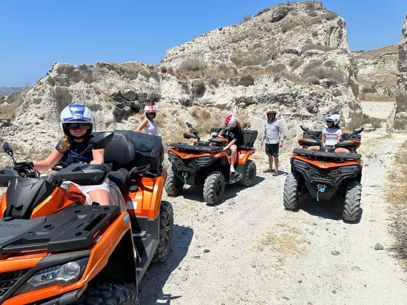 Santorini: ATV-Quad Off-Road Safari with Hidden Trails - Emporio and the island’s rural side