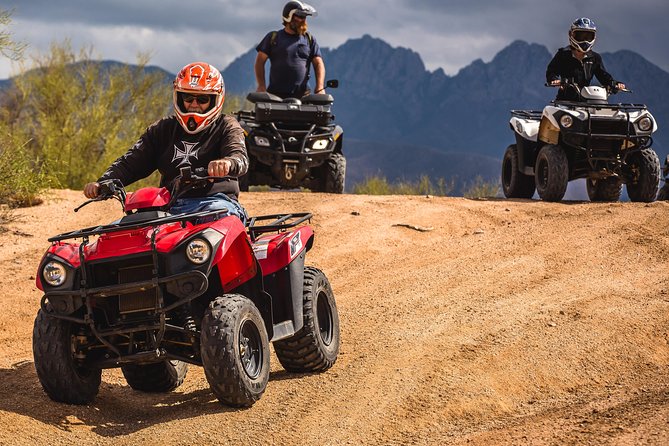 Scottsdale & Phoenix 2 Hour Desert Guided ATV Tour - Learning the ATV before the trail gets rough