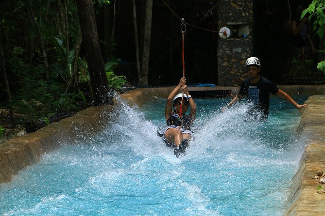 Selvatica Adventure Park ATV and Ziplines in Cancun and Riviera Maya - The rope course and parachute drop