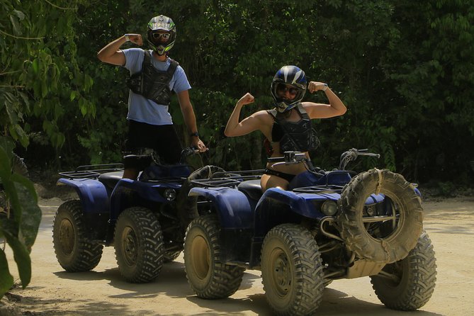 Selvatica Adventure Park ATV and Ziplines in Cancun and Riviera Maya - A cenote swim that cools everything down