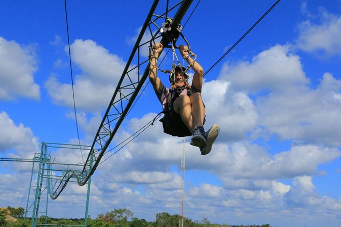 Selvatica Park Ziplines, Cenote, and ATV Tour From Cancun and Riviera Maya - Tarzania and Superflight finish the adrenaline run