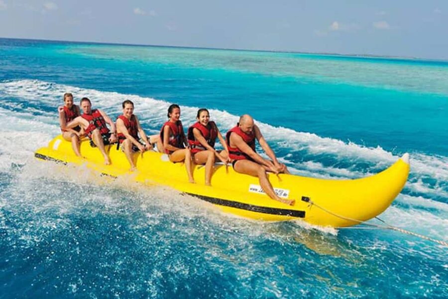 Sharm El Sheikh: ATV Dunes & Waves Adventure with Lunch - Parasailing above the Red Sea