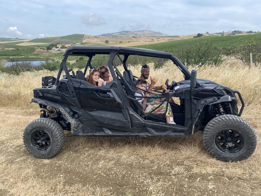 Sicily: Off-Road ATV Buggy Tour - The Temple of Segesta from a wider viewpoint