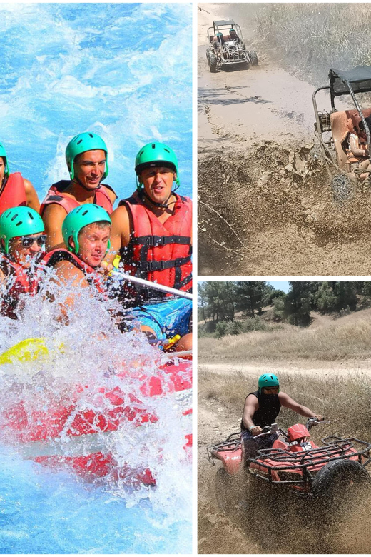 Side&Alanya:Rafting,Jeep,Quad/Buggy Safari/Zipline wLunch - Zipline time above the canyon area