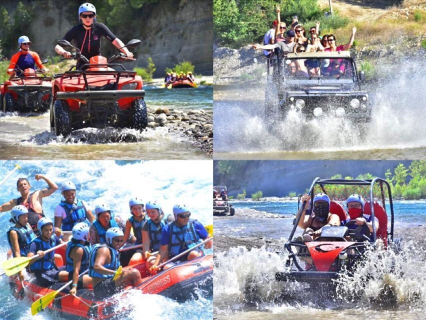 Side/Antalya: Jeep, Buggy, Rafting & Zipline Tour with lunch - Safety briefing and equipment at base camp