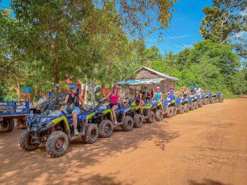 Siem Reap: Countryside Khmer village Tour by Quad Bike & ATV - The crocodile farm stop