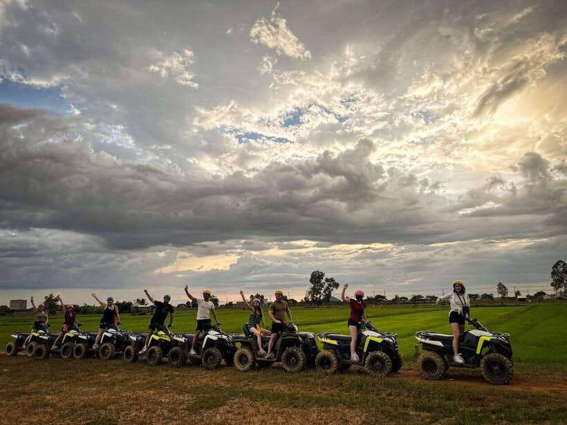Siem Reap: Countryside Khmer village Tour by Quad Bike & ATV - Local farms, coconuts, and sunset possibilities
