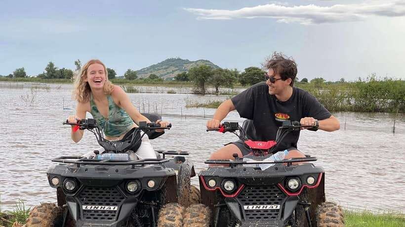 Siem Reap: Khmer Village and Fish Farm ATV Tour - Rice Fields, Farm Work, and Open Views