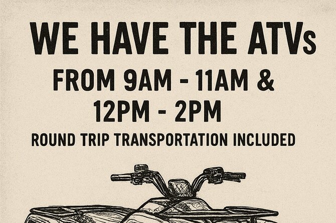 Single ATV Experience: Free Piña Colada + Hacienda Transfer - The safety briefing and first practice run