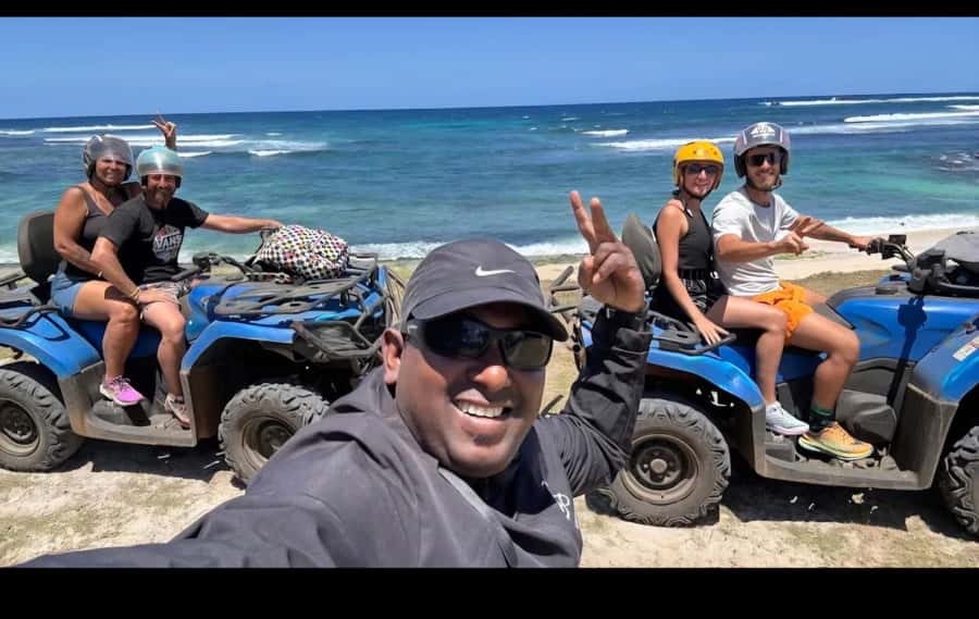 South of Mauritius: Quad Bike Tour - Pont Naturel is the photo stop to remember