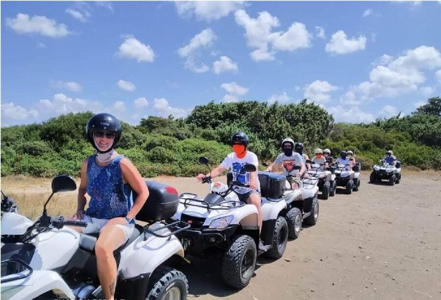 South Rhodes: ATV Quad Guided Tour 2 or 1 person on 1 Quad - Off-road tracks, climbs, and countryside views