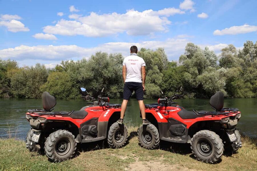 Split: ATV Quad Tour with waterfall swim - The Ovrlja waterfalls and the three-river route