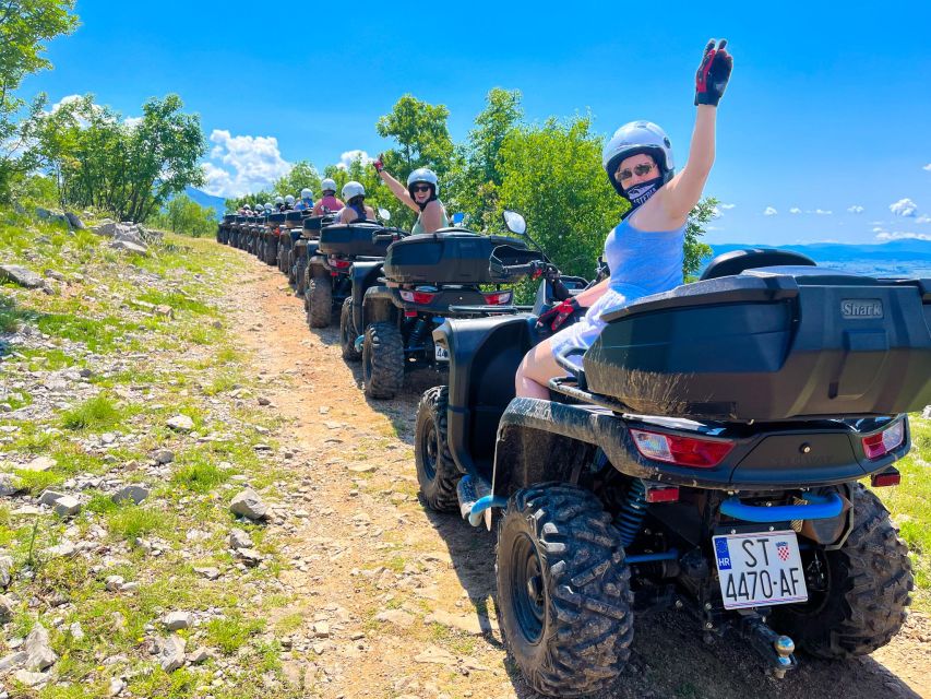Split: Dalmatian Quad Tour with River Swimming & Picnic - The first rough tracks through the Dalmatian Hinterland