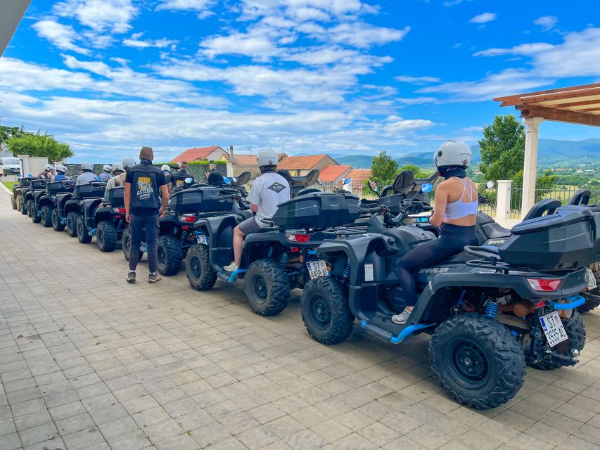Split: Dalmatian Quad Tour with River Swimming & Picnic - A route with roads, smoother trails, and changing pace