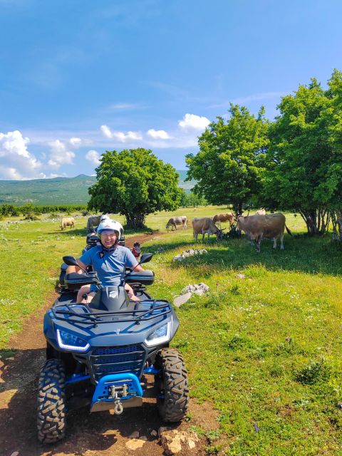 Split: Dalmatian Quad Tour with River Swimming & Picnic - A hearty meal in a rural setting