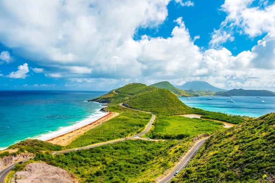 St. Kitts:Countryside Dune Buggy Tour - Leaving Basseterre for the buggy base