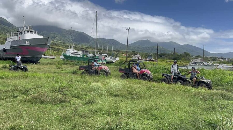 St. Kitts:Countryside Dune Buggy Tour - The first tracks through jungle and sugar cane