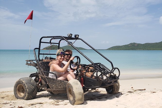 St. Mary's Mud Buggy Experience - The beach stop is the best pause in the ride