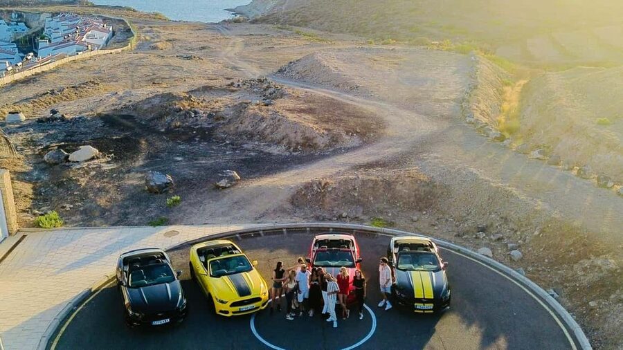 Sunset tour of Mount Teide on a quad bike and in a Mustang convertible - What driving the Mustang is really like