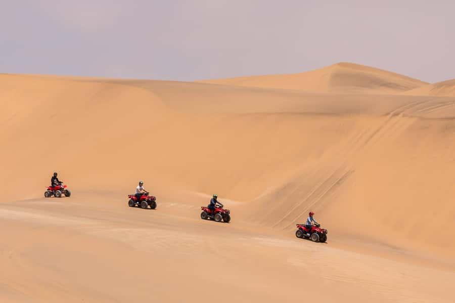 Swakopmund: Desert Dunes Quad Biking with Optional Sandboard - From Swakopmund streets to open desert