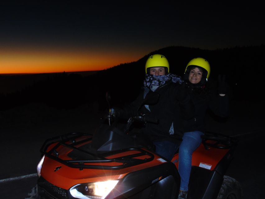 Tenerife: Guided Quad Bike Tour to Teide National Park - The return ride and sunset timing