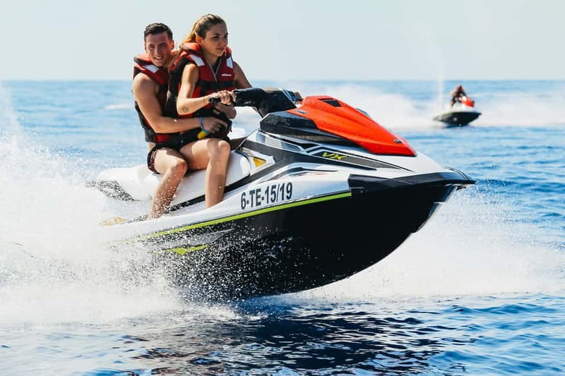 Tenerife: Jet Ski Tour with Optional Quad Trip - Choosing between the one-hour and two-hour jet ski rides