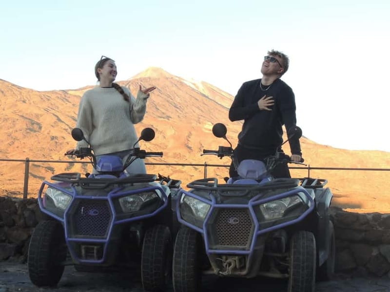 Tenerife: Quad Bike Tour to Mount Teide at Sunset - The 35-minute ride back to Vilaflor