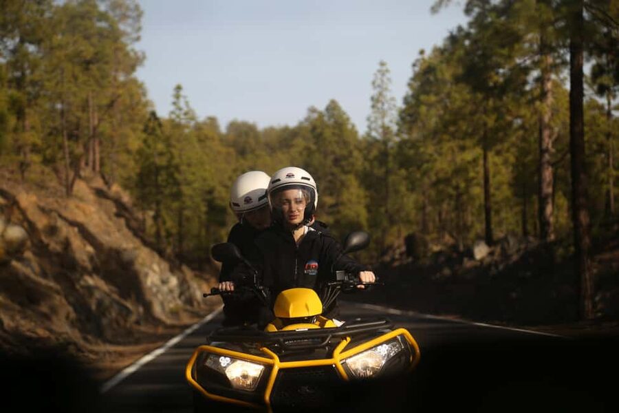 Tenerife: Quad Day Trip Teide National Park - Riding through Chío Pine Forest