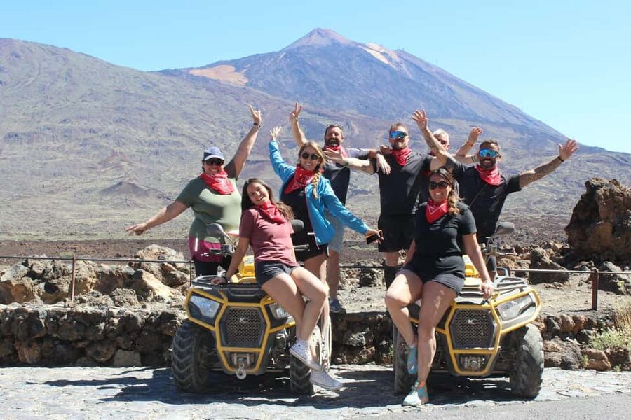 Tenerife: QUAD excursion TEIDE volcano - Riding into Teide National Park