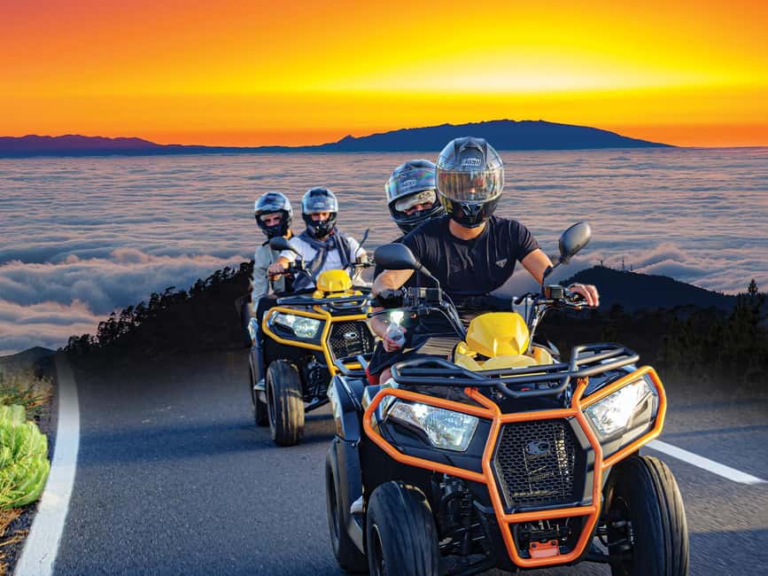 Tenerife: Teide Mountain On-Road Guided Quad Tour with drink - Mirador de los Poleos: the first real view