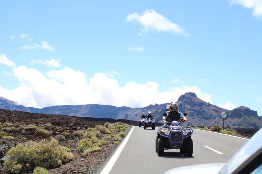 Tenerife: Teide Quad Trip (day/sunset) with jet ski option - Mount Teide views and the weather backup plan