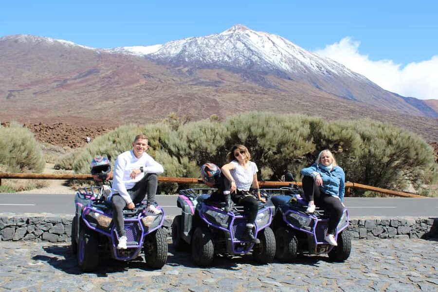 Tenerife: Teide Quad Trip (day/sunset) with jet ski option - From Guía de Isora to Mirador de los Poleos
