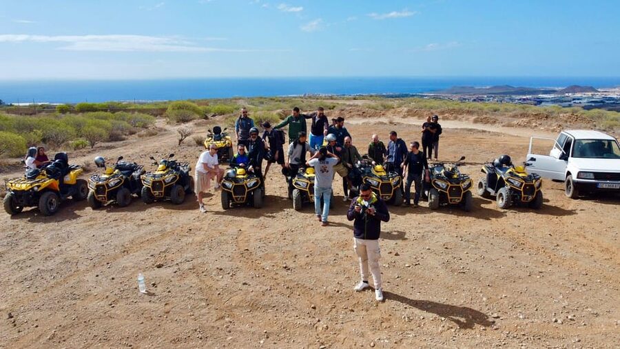 Tenerife: Teide Volcano Sunset Quad Bike Tour with Drinks - The return ride after dark