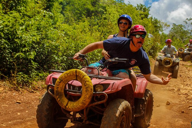 The Best Adrenaline Park! ATV´s Ziplines & Cenote swim experience from Cancun - Three jungle activities in one half-day