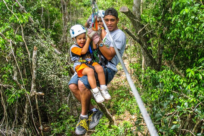 The Best Adrenaline Park! ATV´s Ziplines & Cenote swim experience from Cancun - Mexican snacks after the activities