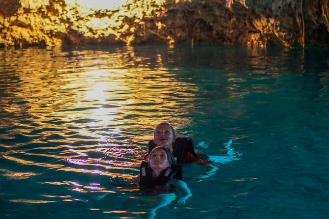The best ATV tour with ziplines and Cenote swim day! - Swimming in a real jungle cenote